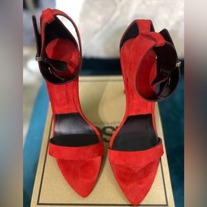 ZARA Women Genuine Suede Sandals *Brand New